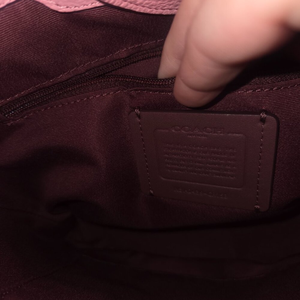 Pink Leather Coach bag and wallet - Picture 15 of 16